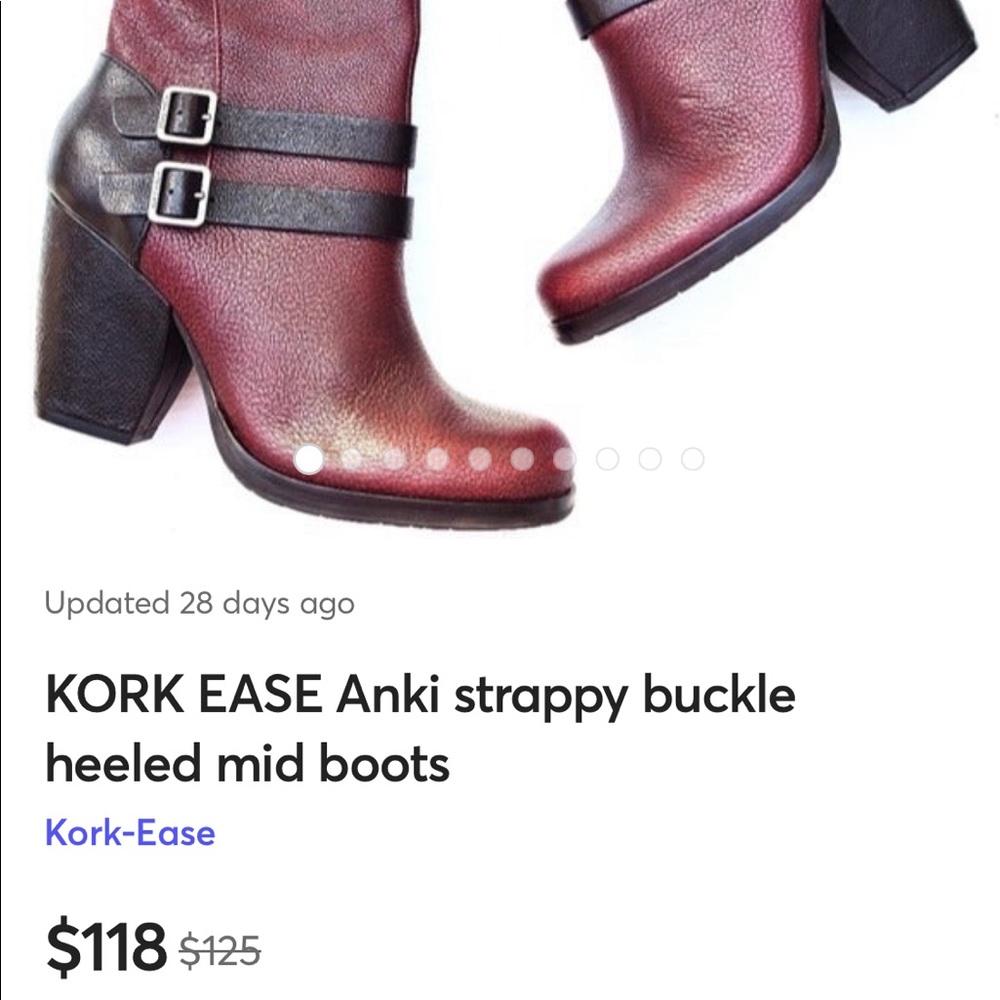 Women’s size 8 Kork-Ease anki boot